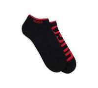HUGO Damen 2p Logo Cc W Damensocken, Black1, 35-38 EU