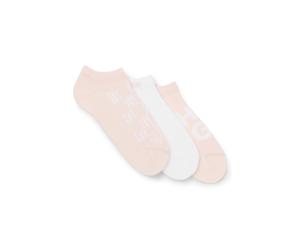 Sneakersocken HUGO UNDERWEAR, Damen, Gr. 39-42, rosa (light, pastel pink 688), Baumwollmischung, normal, Socken Sneakersocken, verstärkte Fersen- und Zehenpartie (81844552-39) light, pastel pink 688