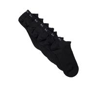 Sneakersocken HUGO UNDERWEAR "Socken 6P AS UNI CC W 10", Damen, Gr. 35-38, Sockengröße, schwarz, Baumwollmischung, unifarben, elastisch, Socken Sneakersocken, mit Markenschriftzug am Bündchen (2095371