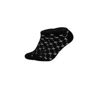 Sneakersocken JOOP "2er Pack", Herren, Gr. 35-38, schwarz, 70% Baumwolle, 28% Polyester, 2% Elasthan, gemustert, Socken Sneakersocken (60814508-35) schwarz
