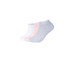 Sneakersocken JOOP "3er Pack", Herren, Gr. 39-42, fog melange, 70% Baumwolle, 28% Polyester, 2% Elasthan, gemustert, Socken Sneakersocken, 3er Pack gekämmte, superglatte Baumwolle für angenehmes Trage