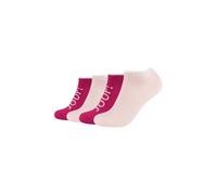 Sneakersocken JOOP "4er Pack", Herren, Gr. 35-38, silber (silber peony), 70% Baumwolle, 28% Polyester, 2% Elasthan, Colorblocking, Socken Sneakersocken (81457323-35) silber peony
