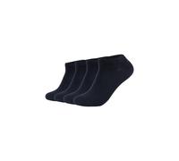 Kurzsocken JOOP "premium essentials", Herren, Gr. 43-46, blau (navy), Baumwolle, Elasthan, Polyamid, meliert, normal, Socken, Langlebig: Verstärkte Ferse und Spitze für extra Haltbarkeit (66923207-43)