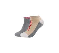 Sneakersocken JOOP, Herren, Gr. 43-46, frosty grau, Obermaterial: 68% Baumwolle, 30% Polyamid, 2% Elasthan, Socken Sneakersocken (11445851-43) frosty grau