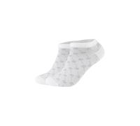 Sneakersocken JOOP "Sneakersocken 2er Pack", Damen, Gr. 39-42, paloma, 70% Baumwolle, 28% Polyester, 2% Elasthan, gemustert, Socken Sneakersocken (67351906-39) paloma