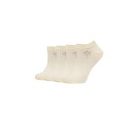 Sneakersocken JOOP "Sneakersocken 4er Pack", Damen, Gr. 39-42, transparent gelb, 86% Baumwolle, 11% Polyamid, 3% Elasthan, uni, Socken Sneakersocken (70359034-39) transparent gelb
