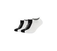 Sneakersocken JOOP "Sneakersocken 4er Pack", Damen, Gr. 43/46, weiß (weiß mix), 70% Baumwolle, 28% Polyester, 2% Elasthan, Colorblocking, Socken Sneakersocken (73301324-43) weiß mix
