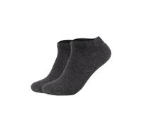Sneakersocken JOOP "Socken Unisex premium essential organic cotton Sneaker 2p 2er Pack", Herren, Gr. 39-42, grau (anthrazit meliert), Obermaterial: 62% Baumwolle CO(Bio). 36% Polyamid PA. 2% Elasthan 