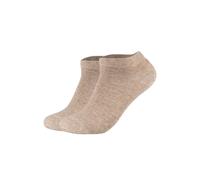 Sneakersocken JOOP "Socken Unisex premium essential organic cotton Sneaker 2p 2er Pack", Herren, Gr. 43-46, bunt (sand melange), Obermaterial: 62% Baumwolle CO(Bio). 36% Polyamid PA. 2% Elasthan EL.,
