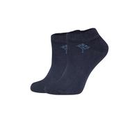 Sneakersocken JOOP "Socken Women for your daily glam cotton Socks 1p 2er Pack", Damen, Gr. 35-38, blau (dunkelblau), Obermaterial: 86% Baumwolle CO. 11% Polyamid PA. 3% Elasthan EL., Socken Sneakersoc