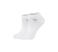 Sneakersocken JOOP "Socken Women for your daily glam cotton Socks 1p 2er Pack", Damen, Gr. 35-38, weiß, Obermaterial: 86% Baumwolle CO. 11% Polyamid PA. 3% Elasthan EL., Socken Sneakersocken (54321266