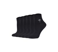 Sneakersocken JOOP "Socken Women for your daily glam cotton Socks 6p 6er Pack", Damen, Gr. 35-38, schwarz, Obermaterial: 87% Baumwolle CO. 10% Polyamid PA. 3% Elasthan EL., Socken Sneakersocken (27712