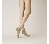 Sneakersocken KUNERT "LIZ", Damen, Gr. 39-42, beige, meliert, Baumwollmischung, normal, Socken Sneakersocken, druckfreier Komfortbund, Cotton-Mix, weich (92201251-39) beige, meliert