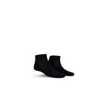 Sneakersocken KUNERT "RICHARD", Herren, Gr. 43-46, schwarz, Baumwollmischung, normal, Socken Sneakersocken, druckfreier Komfortbund, sportlicher Look (41596343-43) schwarz