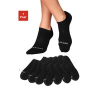 LASCANA ACTIVE Sneakersocken Damen 7x schwarz Gr.35-38