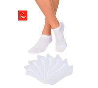 LASCANA ACTIVE Sneakersocken Damen 7x weiß Gr.35-38