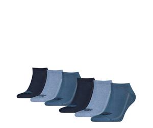 Sneakersocken LEVI'S "LEVIS LOW CUT BATWING LOGO 6P ECOM", Herren, Gr. 39-42, navy combo, Baumwollmischung, normal, Socken Sneakersocken, mit breitem Logobund (50218406-39) navy combo