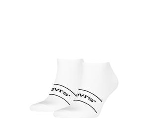 Sneakersocken LEVI'S "LEVIS LOW CUT SPORT", Herren, Gr. 35-38, weiß, Baumwollmischung, elastisch, Socken Sneakersocken, für Damen und Herren, Cotton-Mix, modisch, elastisch (37494501-35) weiß