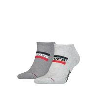 Sneakersocken LEVI'S "LEVIS LOW CUT SPRTWR LOGO", Herren, Gr. 43-46, grau combo, Baumwollmischung, elastisch, Socken Sneakersocken (42924311-43) grau combo