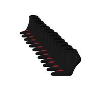 Sneakersocken LEVI'S "Socken LEVIS LOW CUT BATWING LOGO 12P RECYCLED CO 12er Pack", Herren, Gr. 35-38, schwarz, Obermaterial: 73% Baumwolle CO. 22% Polyester PES. 3% Elasthan EL. 2% Polyamid PA., Sock