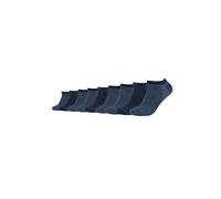 Sneakersocken MUSTANG "Sneakersocken 9er Pack", Herren, Gr. 39-42, blau (jeans mix), 55% Baumwolle, 41% Polyester, 2% Polyamid, 2% Elasthan, Socken Sneakersocken (58912200-39) jeans mix