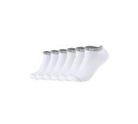 Sneakersocken MUSTANG "Socken Casual Organic Cotton Sneaker 6-Pack 6er Pack", Herren, Gr. 43-46, weiß, Obermaterial: 73% Baumwolle CO. 23% Polyester PES. 2% Polyamid PA. 2% Elasthan EL., Socken Sneake