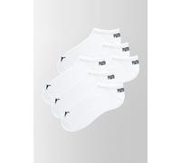 Sneakersocken PUMA "PU Sneaker Socks 6-pack", Damen, Gr. 35-38, weiß, Baumwollmischung, unifarben, normal, Socken Sneakersocken, mit modischen PUMA-Branding (477863-35) weiß