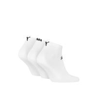 Sneakersocken PUMA "PUMA UNISEX LOGO STACKING SNEAKER", Herren, Gr. 39-42, weiß, Obermaterial: 67% Baumwolle, 16% Polyamid, 15% Polyester, 2% Elasthan, Socken Sneakersocken (79403043-39) weiß