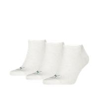 Sneakersocken PUMA "PUMA UNISEX SNEAKER PLAIN", Herren, Gr. 47-49, beige (oatmeal), Baumwollmischung, Socken Sneakersocken, mit kleinem Logo (31124205-47) oatmeal