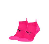 Sneakersocken PUMA "PUMA UNISEX SPORT CUSHIONED SNEAKER 2P", Herren, Gr. 35-38, pink (pink combo), Materialmix, normal, Socken Sneakersocken, Gepolsterte Sohle, niedriger Schnitt (99102041-35) pink co