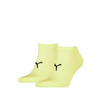 Sneakersocken PUMA "PUMA UNISEX SPORT LIGHT SNEAKER 2P", Herren, Gr. 35-38, gelb, Materialmix, normal, Socken Sneakersocken, mit verstärktem Fersen- und Zehenbreich (43967733-35) gelb