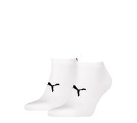 Sneakersocken PUMA "PUMA UNISEX SPORT LIGHT SNEAKER 2P", Herren, Gr. 39-42, weiß, Materialmix, normal, Socken Sneakersocken, mit verstärktem Fersen- und Zehenbreich (73732113-39)