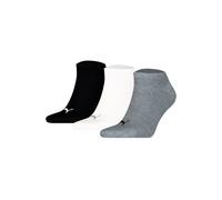 Puma Sneakersocken Sneaker Plain 3er Pack Schwarz/Grau Größe 35-38