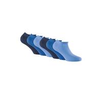 Sneakersocken ROHNER SOCKS "Socken sneaker 3-er pack 6er Pack", Damen, Gr. 35-38, blau (blau mix), Obermaterial: 75% Baumwolle CO. 23% Polyamid PA. 2% Elasthan EL., Socken Sneakersocken (76202651-35)