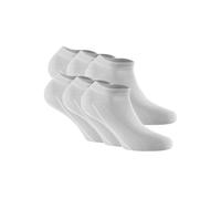 Sneakersocken ROHNER SOCKS "Socken Sneaker Bamboo 3er pack 6er Pack", Herren, Gr. 43-46, weiß, Obermaterial: 80% Viskose CV. 18% Polyamid PA. 2% Elasthan EL., Socken Sneakersocken (37316335-43) weiß