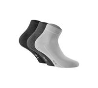 Sneakersocken ROHNER SOCKS "Socken Sneaker Plus 3er Pack 3er Pack", Damen, Gr. 39-42, grau, Obermaterial: 75% Baumwolle CO. 23% Polyamid PA. 2% Elasthan EL., Socken Sneakersocken (14683858-39) grau