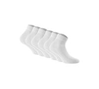 Sneakersocken ROHNER SOCKS "Socken Sneaker Plus 3er Pack 6er Pack", Damen, Gr. 35-38, weiß, Obermaterial: 75% Baumwolle CO. 23% Polyamid PA. 2% Elasthan EL., Socken Sneakersocken (79042937-35) weiß