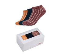 s.Oliver Unisex Sneakersockenbox 3er Pack 39/42 syrah