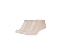 Sneakersocken S.OLIVER "4er Pack", Damen, Gr. 35-38, light beige, 70% Baumwolle, 28% Polyamid, 2% Elasthan, uni, Socken Sneakersocken, 4er Pack Organic Cotton für angenehmen Tragekomfort, Weiche Zehen