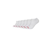 Sneakersocken S.OLIVER "Sneakersocken urban Sport 6er Pack", Herren, Gr. 35-38, weiß, 69% Baumwolle, 21% Polyester, 7% Polyamid, 3% Elasthan, uni, Socken Sneakersocken, 6er Pack Mesh-Belüftung für aus
