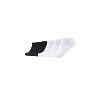 Sneakersocken S.OLIVER "Sneakersocken 6er Pack" Gr. 39/42, schwarz-weiß (black white) Damen Socken (91723555-39) black white