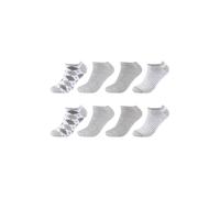 Sneakersocken S.OLIVER "8er Pack", Herren, Gr. 35-38, weiß, 78% Baumwolle, 20% Polyamid, 2% Elasthan, gestreift, Socken Sneakersocken (26819821-35) weiß