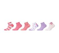 Sneakersocken S.OLIVER, Mädchen, Gr. 35-38, bunt, Baumwollmischung, elastisch, Socken Sneakersocken, div. Muster, Multipack (61361842-35) bunt