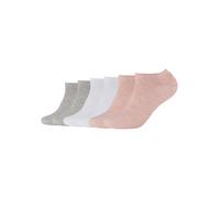 Sneakersocken S.OLIVER "Sneakersocken 6er Pack" Gr. 39/42, rosa (rosé melange) Damen Socken (77001959-39) rosé melange