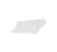 Sneakersocken S.OLIVER "Sneakersocken 6er Pack" Gr. 47/49, weiß (white) Damen Socken (55968923-47) white