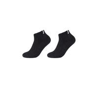 Sneakersocken S.OLIVER "Sneakersocken 3er Pack", Damen, Gr. 43-46, schwarz, 98% Polyester, 2% Elasthan, uni, Socken Sneakersocken (28017913-43) schwarz