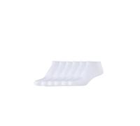 Sneakersocken S.OLIVER "6er Pack", Damen, Gr. 35-38, weiß, 80% Viskose, 18% Polyamid, 2% Elasthan, uni, Socken Sneakersocken (15209042-35) weiß