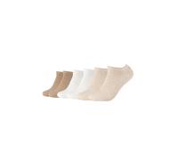 Sneakersocken S.OLIVER "6er Pack", Herren, Gr. 39-42, beige (nature melange), 75% Baumwolle, 24% Polyamid, 1% Elasthan, uni, Socken Sneakersocken (66837724-39) nature melange