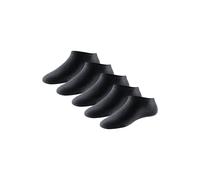 Sneakersocken SCHIESSER "Bluebird", Mädchen, Gr. 35-38, 000, schwarz, Baumwollmischung, elastisch, Socken Sneakersocken, mit extra softem Bund (19935824-35) 000, schwarz