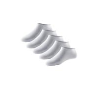 Sneakersocken SCHIESSER "Bluebird", Mädchen, Gr. 39-42, weiß (100, weiß), Baumwollmischung, elastisch, Socken Sneakersocken, mit extra softem Bund (89582133-39) 100, weiß